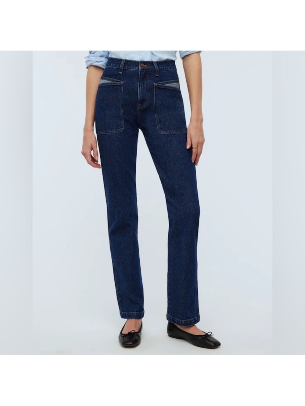The '90s Straight Jean in Boylan Wash:
Folded-Pocket Edition